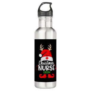 Christmas Nurse Crew Squad 710 Ml Water Bottle