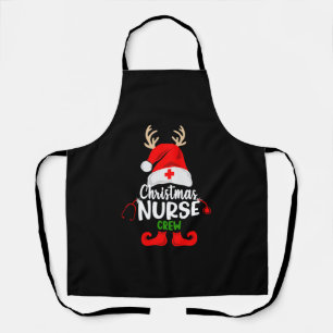 Christmas Nurse Crew Squad Apron