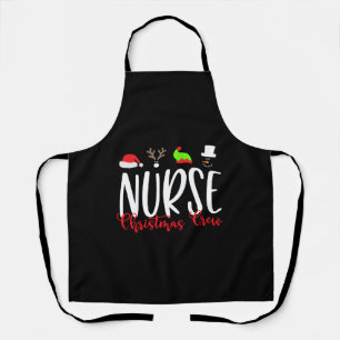 Christmas Nurse, nurse christmas crew  Apron