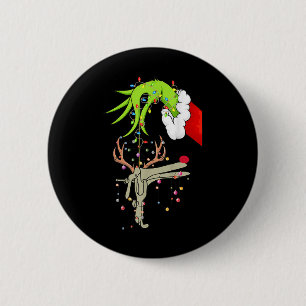 Christmas Nurse Obgyn Nurse Reindeer Speculum Xmas 6 Cm Round Badge