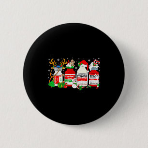 Christmas Nurse Peppermint Mocha Profol Er Ed Icu 6 Cm Round Badge
