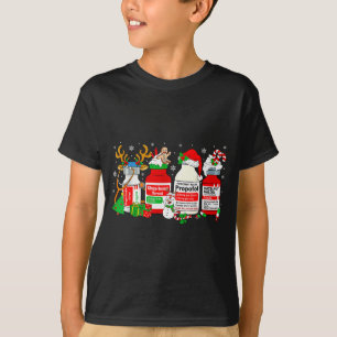 Christmas Nurse Peppermint Mocha Profol Er Ed Icu T-Shirt