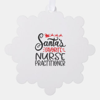 Christmas nurse practitioner, nurse np  tree decoration card
