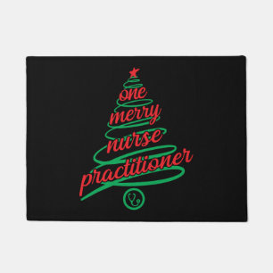 Christmas nurse practitioner, one merry doormat