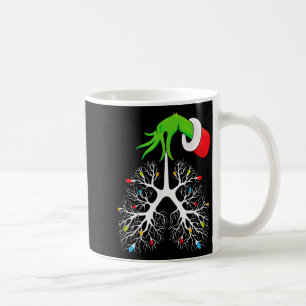 Christmas Nurse Resratory Therast Lung Lights Funn Coffee Mug