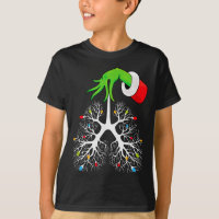 Christmas Nurse Resratory Therast Lung Lights Funn