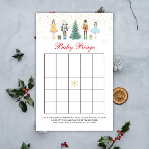 Christmas Nutcracker Baby Bingo Game