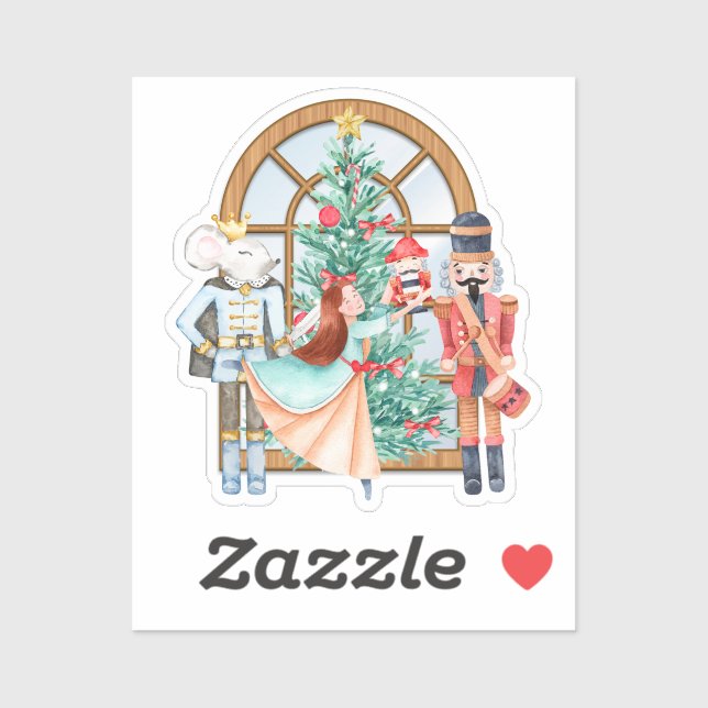 Christmas Nutcracker Ballerina Mouse King Vinyl (Sheet)