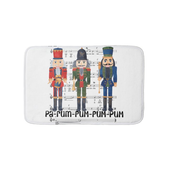 Christmas Nutcracker Bath Mat (Front)