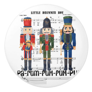 Christmas Nutcracker Ceramic Knob