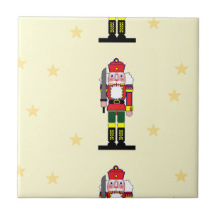 Christmas nutcracker ceramic tile