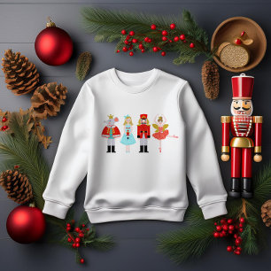 Christmas Nutcracker Character Illustrations Sweatshirt