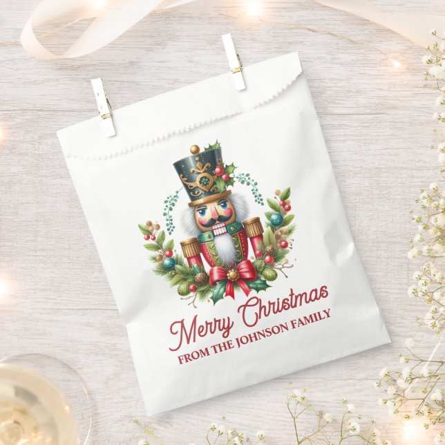 Christmas Nutcracker Favour Bag (Clipped)