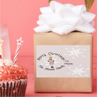 Christmas Nutcracker Handdrawn Pink Soldier Doodle