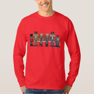 Christmas Nutcracker Holiday cartoon t-shirt