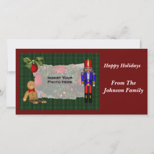 Christmas Nutcracker Holiday Photo Card