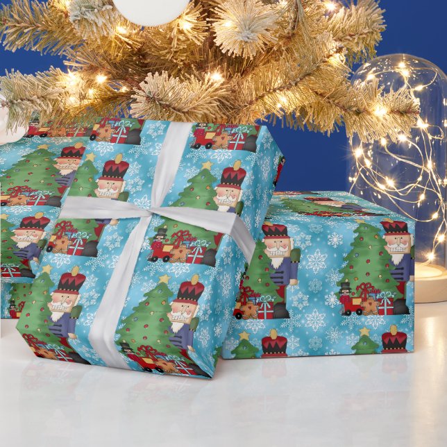 Christmas Nutcracker Holiday wrapping paper (Holidays)