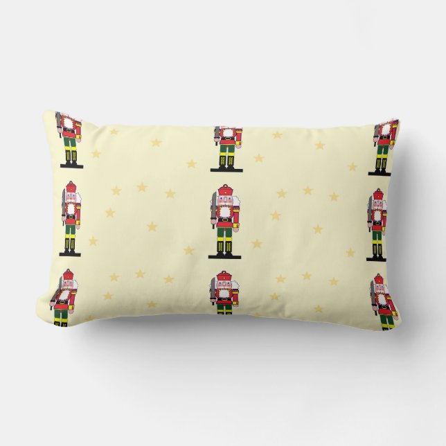 Christmas nutcracker lumbar cushion (Front)