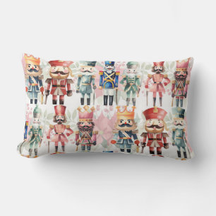Christmas nutcracker lumbar cushion