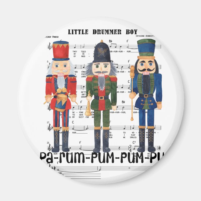 Christmas Nutcracker Magnet (Front)
