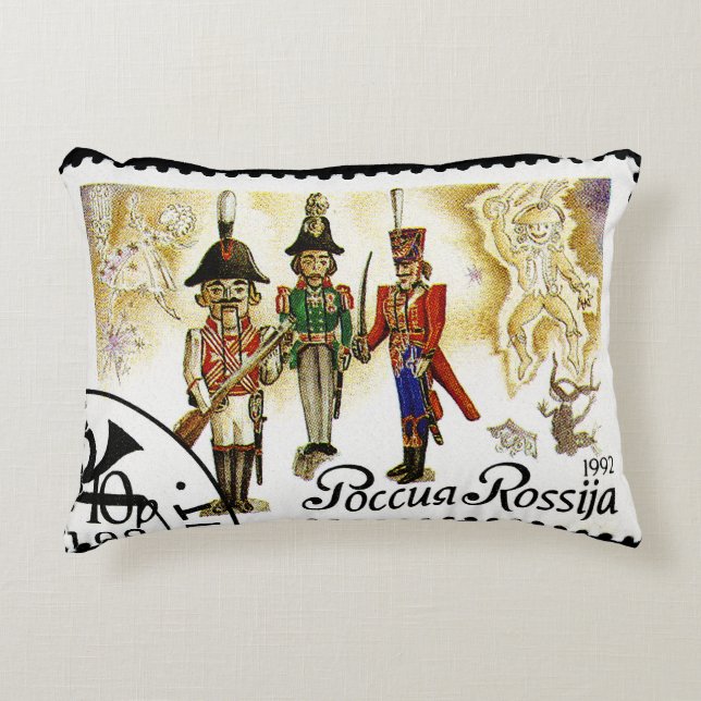 Christmas Nutcracker March Accent Pillow (Front)