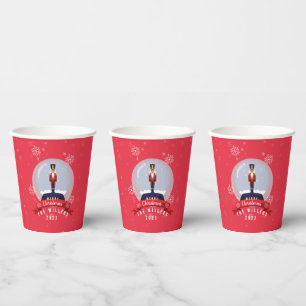 Christmas Nutcracker Merry Christmas Paper Cups