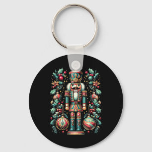 Christmas Nutcracker Merry Christmas Xmas Morning  Key Ring