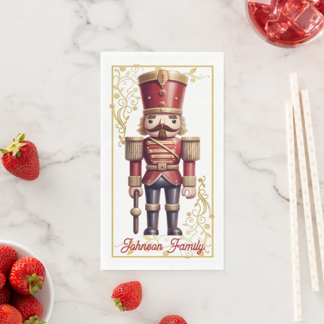 Christmas Nutcracker Paper Napkin (Insitu)
