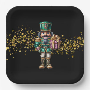 Christmas Nutcracker  Paper Plate