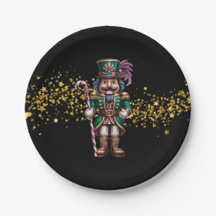 Christmas Nutcracker  Paper Plate