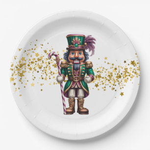 Christmas Nutcracker Paper Plate
