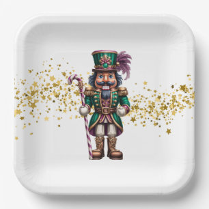 Christmas Nutcracker Paper Plate