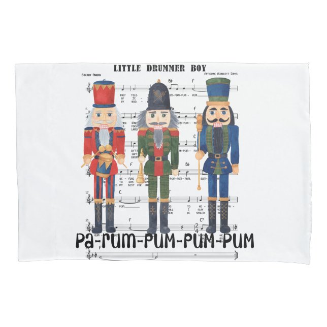 Christmas Nutcracker Pillowcase (Front)
