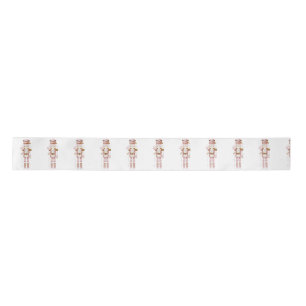 Christmas Nutcracker pink winter wonderland  Satin Ribbon