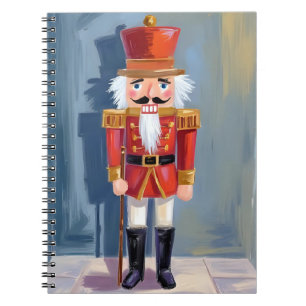 Christmas Nutcracker   Red Soldier Watercolor Notebook
