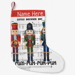 Christmas Nutcracker Small Christmas Stocking