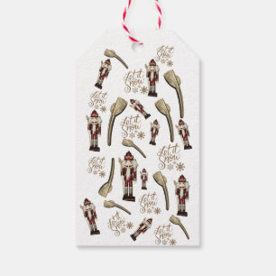 Christmas Nutcracker Soldier Nuts Gift Tags