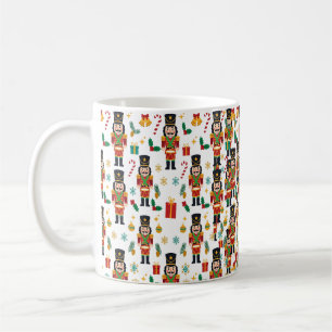 Christmas Nutcracker Soldier Pattern Coffee Mug