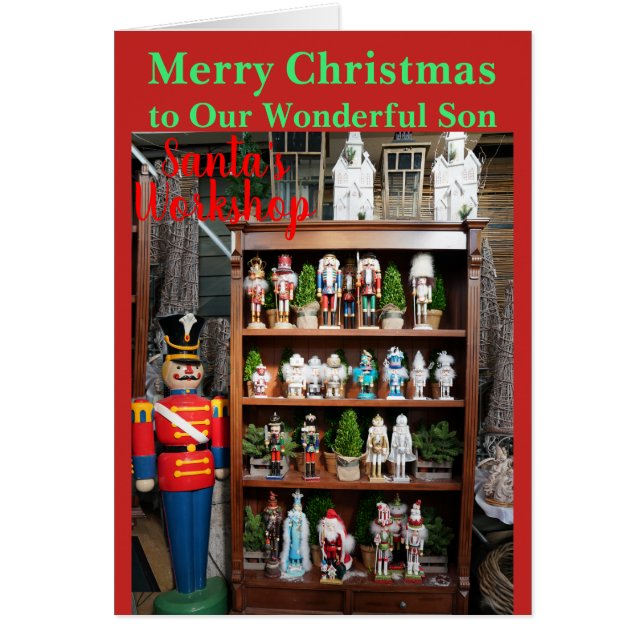 Christmas Nutcracker Son Card (Front)