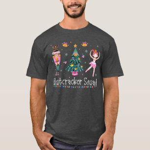 Christmas Nutcracker Squad Ballet Dance Women Girl T-Shirt
