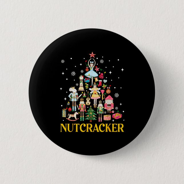 Christmas Nutcracker Squad Ballet Dance Women Kid  6 Cm Round Badge (Front)