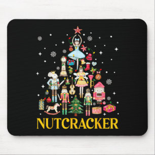 Christmas Nutcracker Squad Ballet Dance Women Kid Mouse Pad