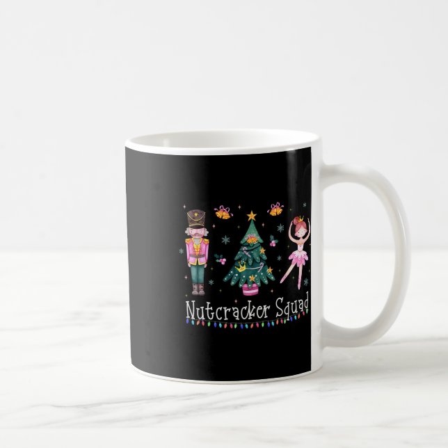 Christmas Nutcracker Squad Ballet Dance Women Kids Coffee Mug (Right)