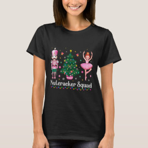Christmas Nutcracker Squad Ballet Dance Women Kids T-Shirt