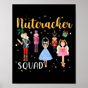 Christmas Nutcracker Squad Byllet Dance Women Kid Poster