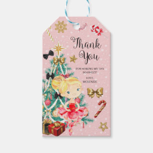 Christmas Nutcracker Sugar Plum Fairy Favour Tag