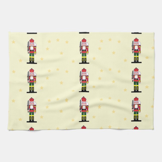 Christmas nutcracker tea towel (Horizontal)