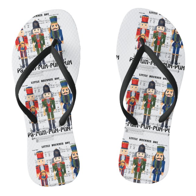 Christmas Nutcracker Thongs (Footbed)