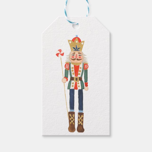 Christmas Nutcracker Uncle Drosselmeyer Gift Tags (Front)