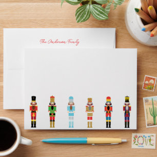 Christmas  nutcrackers envelope
